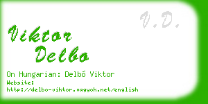 viktor delbo business card